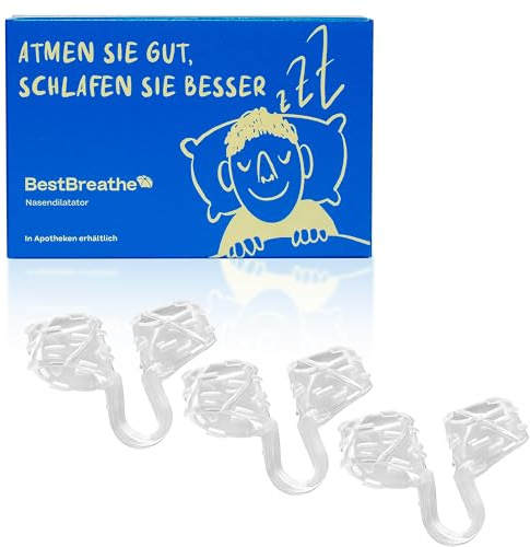 Best Breathe Nasendilatator Test-Set – 3 Größen M/L/XL – Anatomischer Nasenöffner zur Verbesserung der Nasenatmung & Schlafqualität – Wiederverwendbar & Unauffällig – Ideal bei Sport