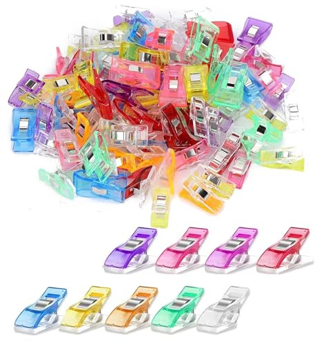 108 Pcs Sewing Clips, Fabric Quilting Clips Versatile Craft Clips for Supplies Crafting Tools, Quilting, Fabric, Binding, Crocheting