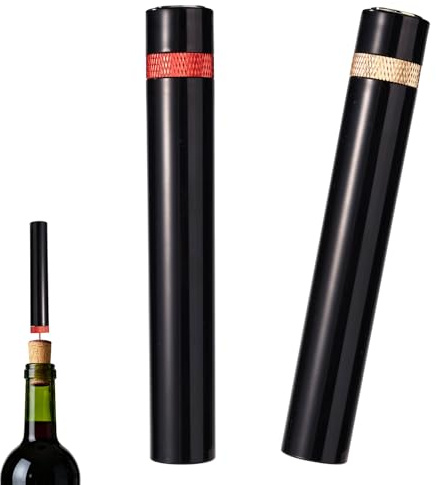 2pcs Wine Openers, 2026 New Portable Needle Type Wines Bottle Openers Air Pump Pressure Cork Remover Corkscrew for Home Travel Party Essential Accessories