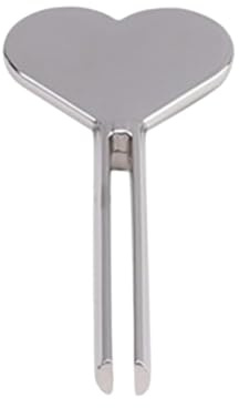 Exprimidor de pasta de dientes con llave, acero inoxidable, exprimidor de tubos de metal, para cosméticos, color cabello, práctico ayudante en el baño (plata, 6,2 x 2,5 cm)