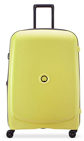 DELSEY Paris - Belmont Plus - Valise Grande Taille Rigide Extensible - 76x52x34 cm - 110 litres - L - Vert Chartreuse
