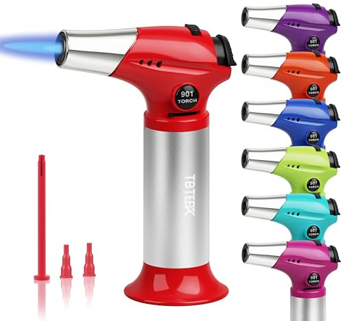 TBTeek Kitchen Butane Torch with Safety Lock for Baking, Crafts & Steak