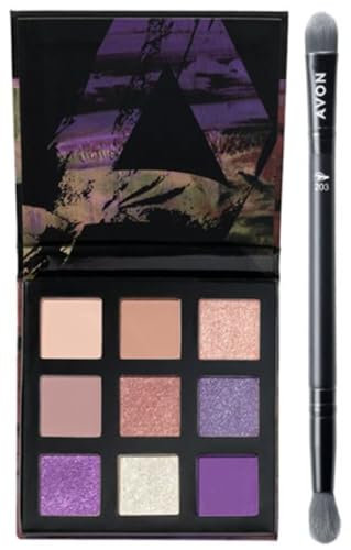 Ultra Eyeshadow Palette with Eyeshadow Brush (Lilac)