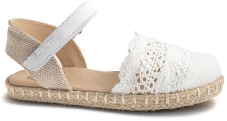 Pablosky Yute 610501 Sandales, Blanc, 34 EU