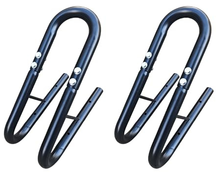 MotoProducts 4 Bolt No Wobble Heavy Duty Wheel Chock Motorcycle Dirt Bike Wheel Chock 5.5'' Wide 2 Pack