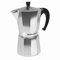 Orbegozo KF 900, Cafetera italiana, 9 tazas de capacidad, apta para cocinas a gas, eléctricas y vitrocerámicas, mango ergonómico, válvula de seguridad, interior de fácil limpieza, color plata