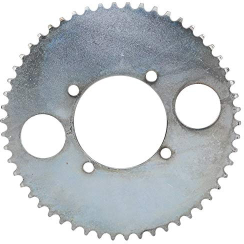 Alomejor Elektroroller Kettenrad 54 Zahn 4 Löchern Stahl Kettenrad Geeignet für T8F-Kettenrad mit Starker Zähigkeit
