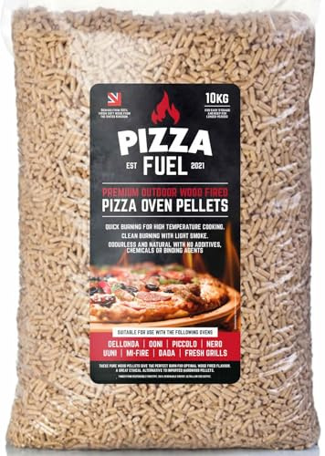 Vivo Technologies Premium Holzpellets für Pizzaofen Ooni Dallonda Nero Fresh Grills Uuni - Norm ENPLUSA1 10 kg