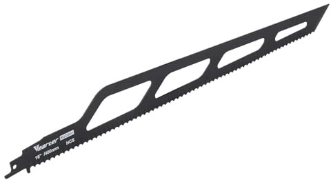 Vearter Reciprocating Saw Blades, 16inch/400mm High Carbon Steel HCS Saber Saw for Polystyrene Cardboard Rubber Carpet Leather