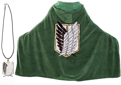 DACHENG attack aot on titan t shirt eren Coperta con cappuccio Wings of Freedom