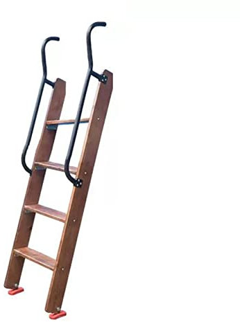 Escalera de literas de Madera para el Interior, Escalera de reemplazo del hogar para litera, Escalera de literas sin Deslizamiento con pasamanos de Seguridad, escaleras de Treinta