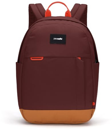 Pacsafe Unisex's Go 15l Anti Theft Backpack, Garnet Red, 15 Litre
