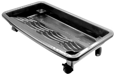 DPFCYBS Paint Tray With Universal Wheels Emulsion Paint Roller Tray Large Paint Tool Paint Container