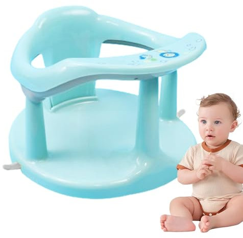 Baby-Badewannenunterstützung | Baby-Badesitz | Sicherer Baby-Badesitz | Schöner und modischer rutschfester Kinderbadesitz mit Saugnapf für Kinderbadzubehör