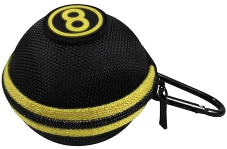 YueShengYCHUANG Queue-Ball Shell, Borsa per Palle da Biliardo, Pratico Supporto, Sport per Il Biliardo, Accessori Portatili, Supporto per Allenamento E Protezione, Giallo