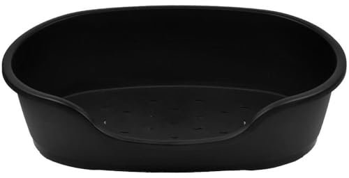 adena Hundekorb Kunststoff 81 cm anthrazit