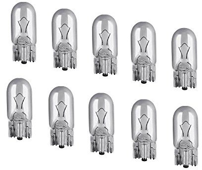 Unbekannt 10-teilig.W5W Kummert Business Standlichtlampen, 12 V 5 Watt, Ausführung 2,1 x 9,5 d, Glassockellampen, 10x W 5W mit E-Prüfzeichen.
