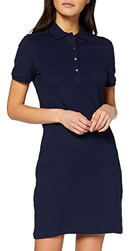 Lacoste Damen Ef5473 Robe, Blau, 34