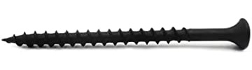 MR SCREWS #8 x 2-1/2 Drywall Screws 115PCS Coarse Thread Wood Screws 1 LBS Flat Truss Head Self Tapping Screws Black Phosphate Coated Stainless Fast Self Tapping LZDRY007