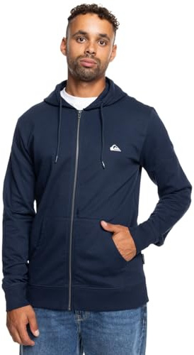 Quiksilver Basic Hood Zip Young Men Sudadera, Estándar para Hombre - S