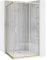 Rea Box doccia City 80x100 Brush Gold Cabina Doccia senza piatto doccia Vetro di sicurezza temperato Transparent 4mm, 5mm (Oro spazzolato)