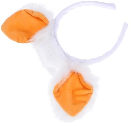 Veemoon Fascia Per Capelli in Peluche Orecchie Di Agnello Stile Cartone Animato Copricapo Morbido e Divertente Per Feste e Travestimenti