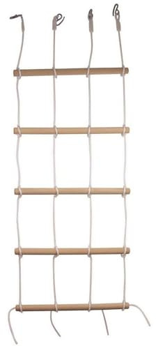 Parete da Arrampicata e Scala a Corda per Bambini, Gioco da Esterno per Equilibrio, Coordinazione e Forza, Età 3+