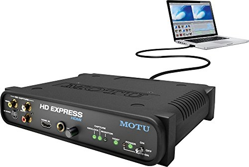 Motu HD Express HDMI ExpressCard34 Schnittstelle Video SDI HDMI/Analog für Mac und Windows