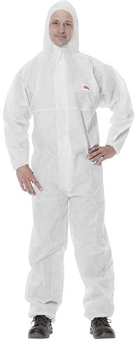 3M Protective Coverall, White, 4515-W-3XL