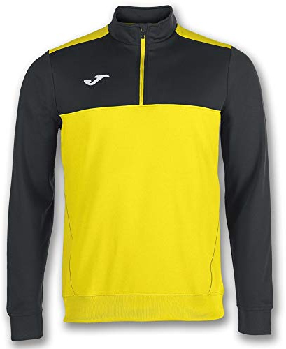 Joma Winner Sudadera, Hombre, Amarillo-Negro, L