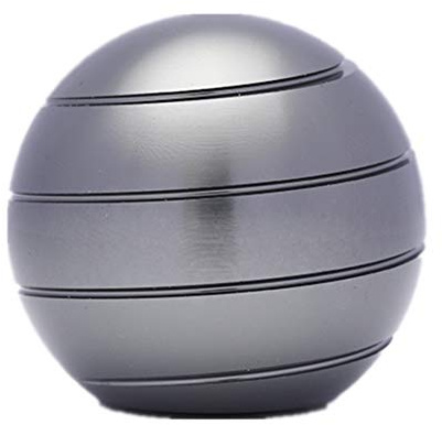 Fantes Jouet de Bureau Rotatif Cinétique Stress de Soulagement de l'anxiété Soulagement de l'anxiété TDAH (Dia-38mm, Gris)