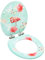 vidaXL Toilettensitz mit Soft-Close-Deckel Toilettendeckel WC Sitz Klodeckel Klobrille Absenkautomatik Badezimmer MDF Flamingo-Design
