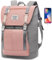 YAMTION Mochila para Mujer, Portátil 17 Pulgadas, Escolar Niña, Ordenador con USB