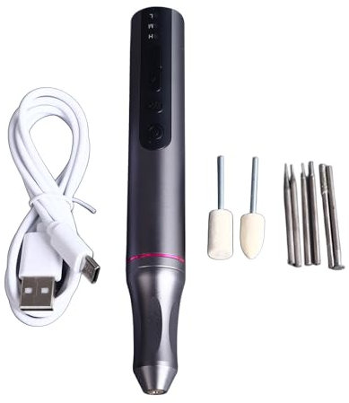 Outil Rotatif Multifonction Sans Fil, 3.7V Kit D'outils Rotatifs Sans Fil Mini Perceuse Sans Fil,3-Vitesses Outil Rotatif Rechargeab Mini Meuleuse Sans Fil Stylo Graveur Pour Gravure, Ponçage, Meulage