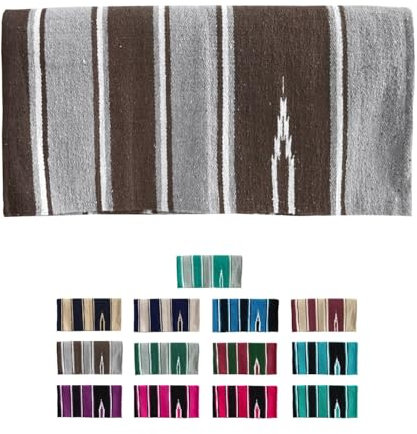 NETPROSHOP Navajo Westerndecke Baumwolle Sattelunterlage Satteldecke, Farbe:Braun