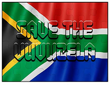Makoroni - Save The Vuvuzela South Africa South African - Jigsaw Puzzle 30 pcs, DesS43