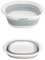 Square Folding Hand Wash Basin Collapsible Washing Up Bowl Portable Washbasin Camping/Hiking Water Storage Folding Basin 6L