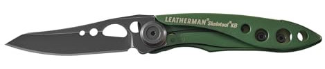 Leatherman Skeletool KB - Taschenmesser mit Edelstahlklinge und Flaschenöffner - Dark Green