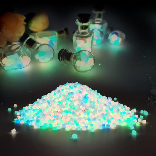 6000 Pièces Cailloux Aquarium Cailloux Lumineux Pierre Lumineuse Pierre Lumineux Gravier Aquarium Pierre Décorative pour Aquarium pour Decoration de Jardin Aquarium Bocal à Poisson Terrasse