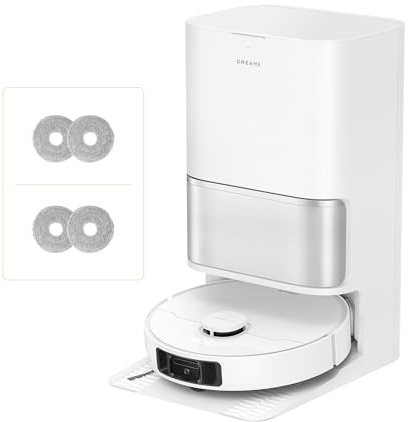 DREAME L10s Ultra Gen 3 Kit Robot Aspirapolvere e Lavapavimenti, Aspirazione da 25.000 Pa, Spazzola Laterale e Moci Estensibili,Stazione di Pulizia Automatica All-in-One,Controllo Vocale e tramite App