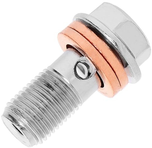 Garneck Tornillo de Drenaje de Aceite para Vehículo Repuesto Resistente con Recubrimiento Desgaste Compatible con Motos y Coches Conexión Segura sin Fugas