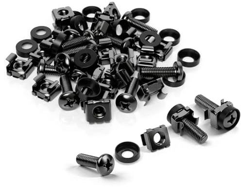 XLTBOMS Burmuttrar M6 x 20 mm, burskruv - 30 räknas (svart)