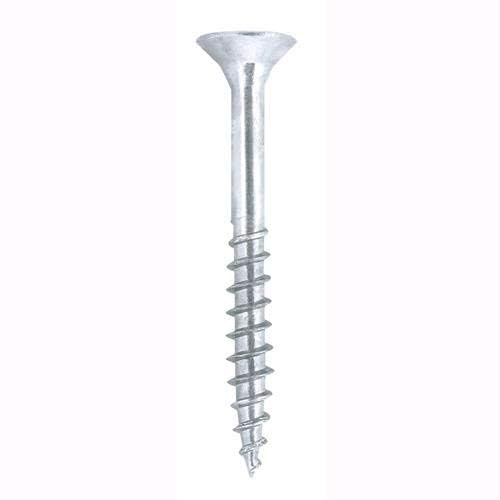 Viti per Truciolare Testa Piana Svasata a Croce Zincate Grigie 5x80 mm –Confezione da 200 Pezzi