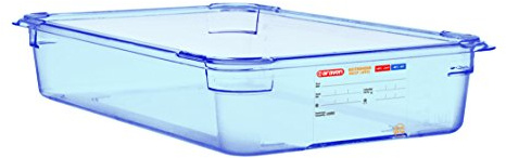 Araven ABS (BPA Free) Blue Container - GN 1/1 100mm