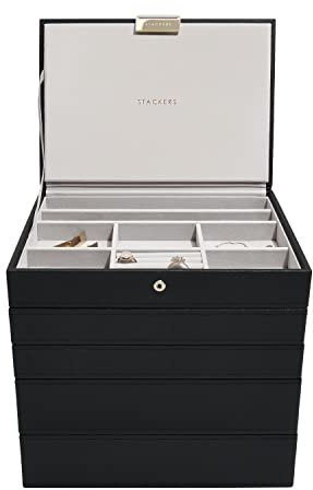 Stackers Schwarz Klassisch Schmuckschatulle - 5