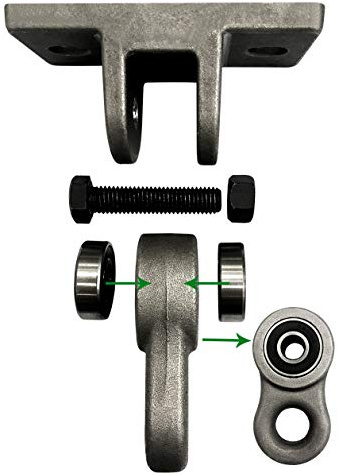 ABUSA Heavy Duty metallo colore swing ganci viti bulloni inclusi oltre 2.268 kg capacità parco giochi portico yoga sedile trapezio set di legno per interni ed esterni 2 pezzi