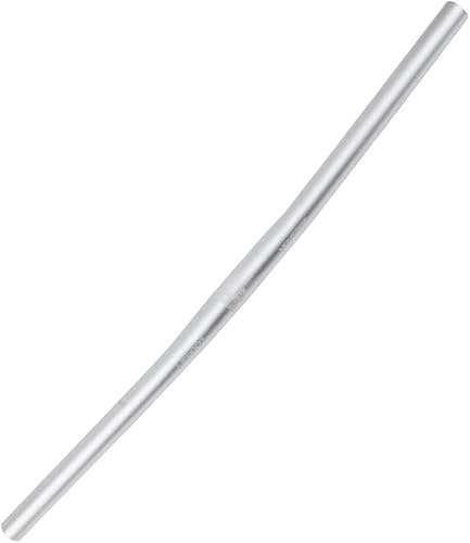 25,4 mm cykelstyre i aluminiumlegering vikbart cykel rak stång cykelstyre 25,4 mm x 540/580 mm styre cykel rakt handtag (540 mm silver)