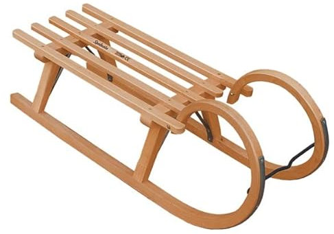 Hörnerschlitten Schlitten Tatry 2/95 Länge 95cm Holzschlitten Rodel Rodel Abfahrt Rodelschlitten
