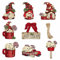 HOOPOE Decorazioni Legno Natale,24 Pezzi Albero Natale Legno,Decorazioni Albero Di Natale Legno,Decorazioni Natale Legno,Addobbi Natale Legno,Decorazioni Natalizie Legno,Addobbi Legno Albero Natale