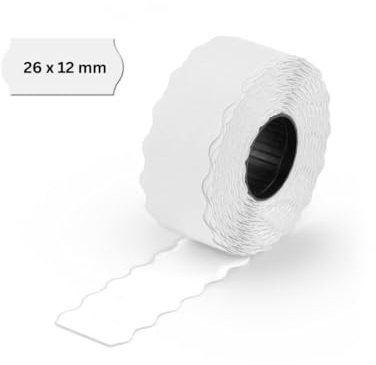 Pokornys – 54 000 étiquettes pour étiqueteuses de prix avec prix, date, numéro d'article MHD, poids, etc. (Amovible, 3000 étiquettes)